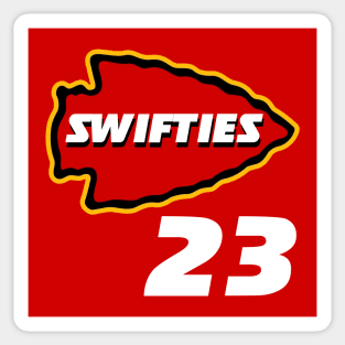 KC Swifties 23 Sticker